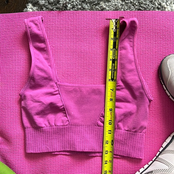 New - Free People Movement Square Neck Good Karma Bra - Picture 6 of 10